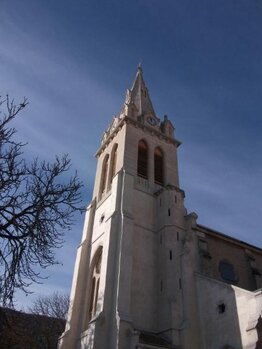 The church of Laragne...